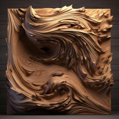 Patterns and decorations stl flowing 1 3d model